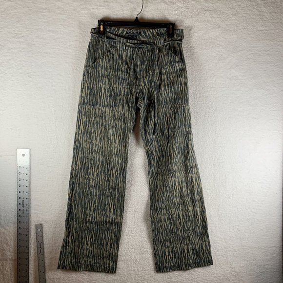 Peruvian Connection Pants Women's 2‎ Ikat Print Tie Waist Straight Leg 7834 - Picture 1 of 8